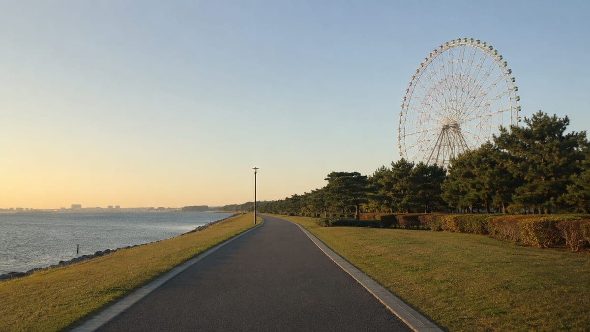 Kasai Rinkai Park Seaside Course running course